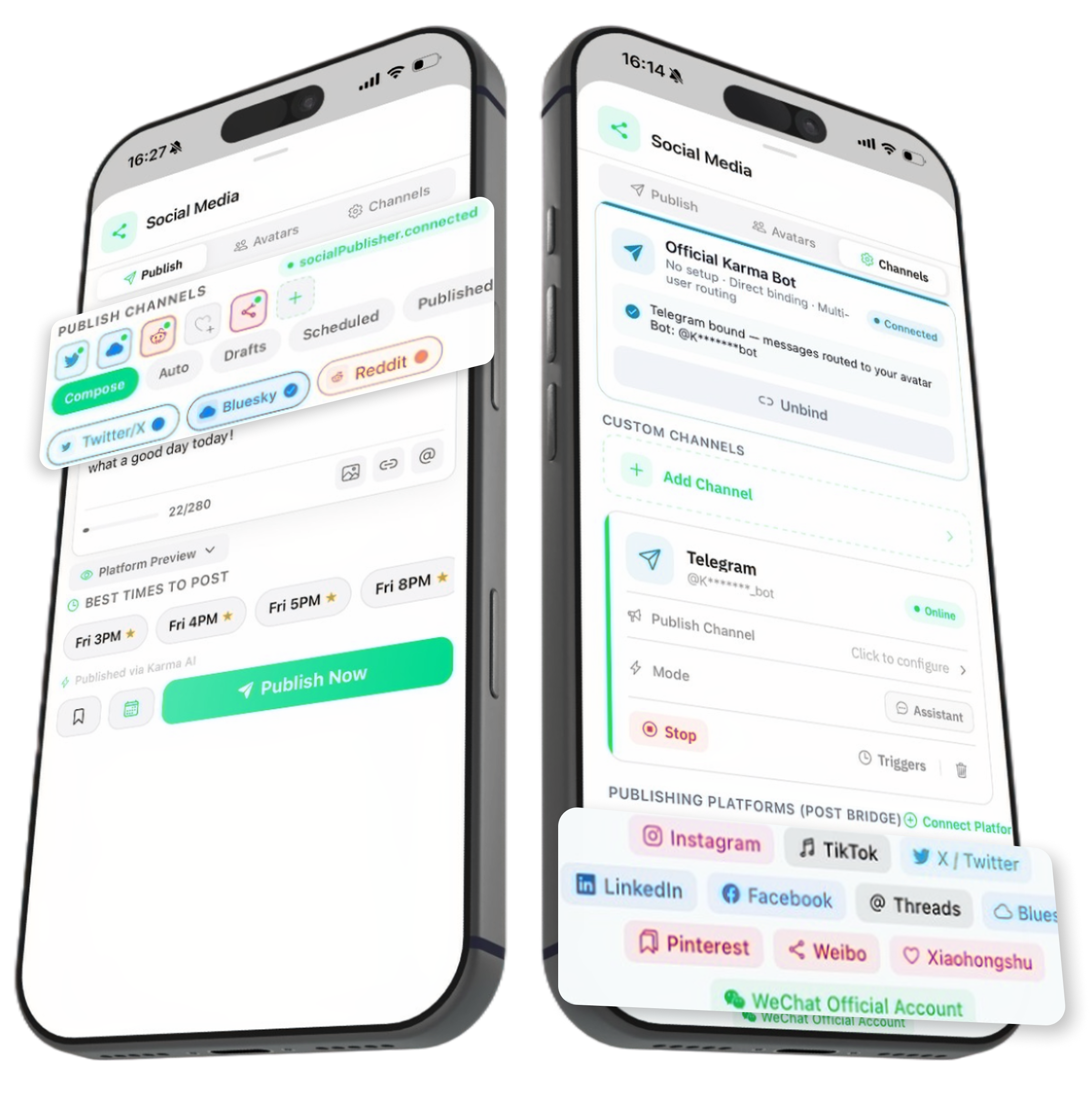 Unified social publishing